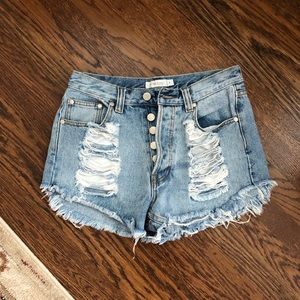 MinkPink Jean Shorts